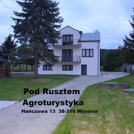 Pod Rusztem Agroturystyka Wysowa-Zdrój エクステリア 写真